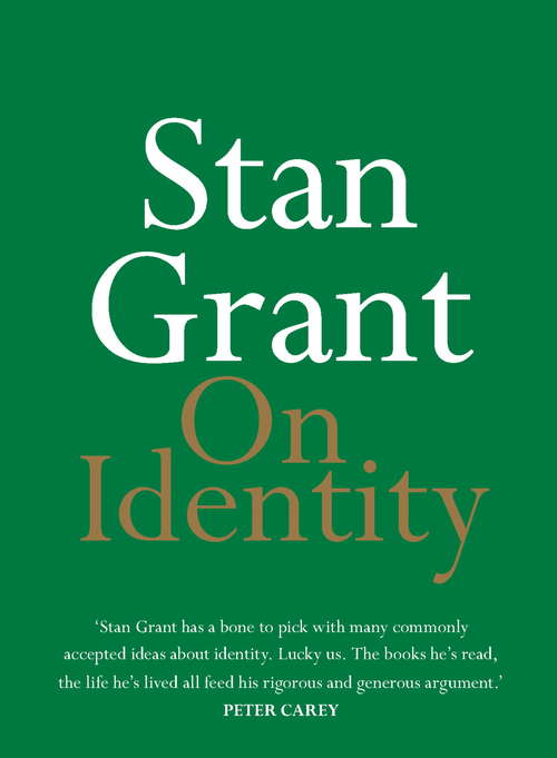 Book cover of On Identity