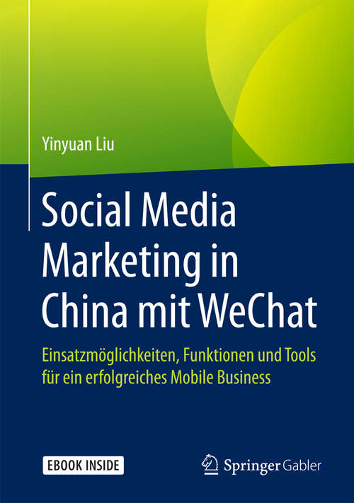 Book cover of Social Media Marketing in China mit WeChat