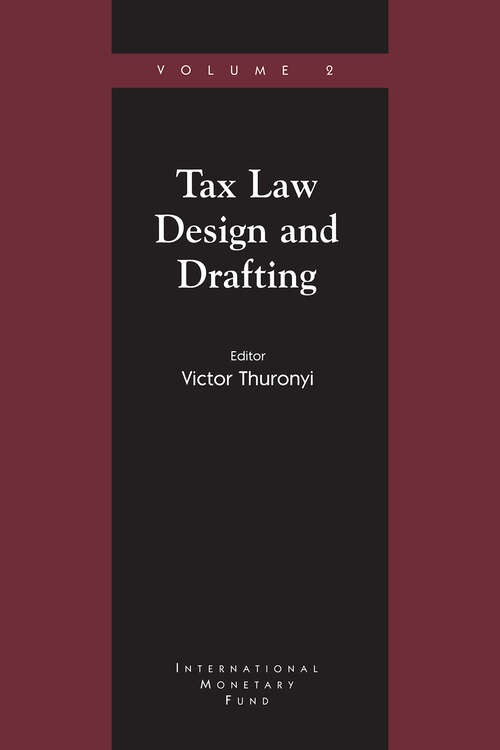 Book cover of Tax Law Design and Drafting, Volume 2: [subtitle]