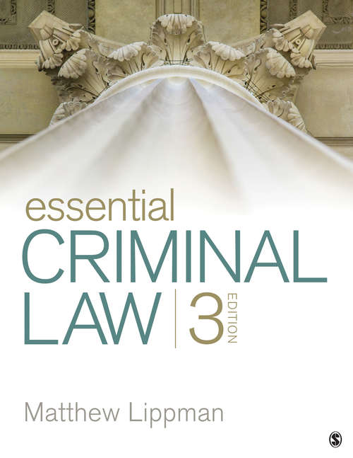 Book cover of Essential Criminal Law (Third Edition)