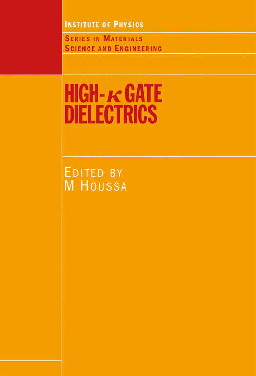 Book cover of High k Gate Dielectrics