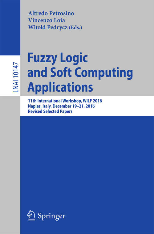 Book cover of Fuzzy Logic and Soft Computing Applications