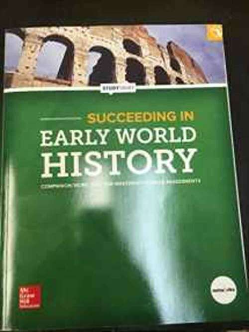 Book cover of Succeeding in Early World History: Companion Work Text for Mastering Florida Assessments