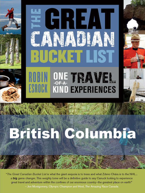 Book cover of The Great Canadian Bucket List — British Columbia
