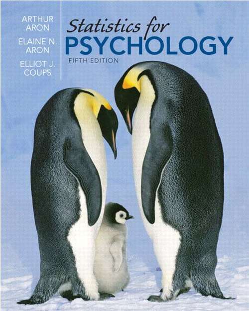 Book cover of Statistics For Psychology (Fifth Edition)