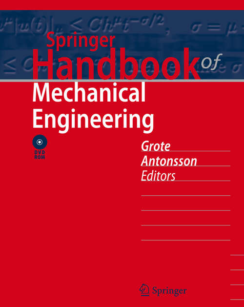 Book cover of Springer Handbook of Mechanical Engineering