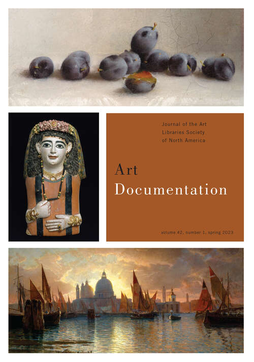 Book cover of Art Documentation: Journal of the Art Libraries Society of North America, volume 42 number 1 (Spring 2023)