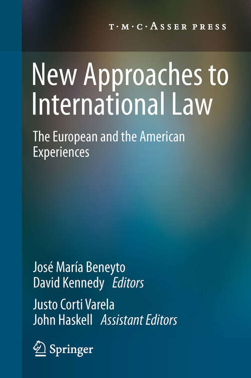 Book cover of New Approaches to International Law