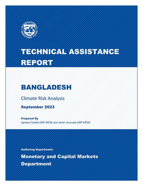 Book cover of Bangladesh: Technical Assistance Report-report On Climate Risk Analysis (Technical Assistance Reports)