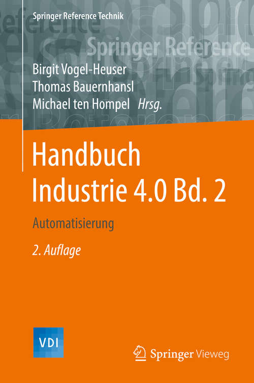 Book cover of Handbuch Industrie 4.0  Bd.2