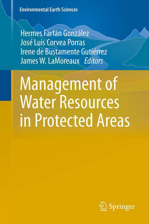 Book cover of Management of Water Resources in Protected Areas