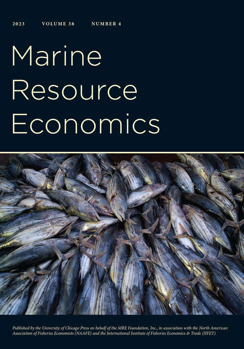 Book cover of Marine Resource Economics, volume 38 number 4 (October 2023)
