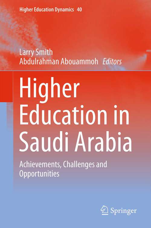 Book cover of Higher Education in Saudi Arabia