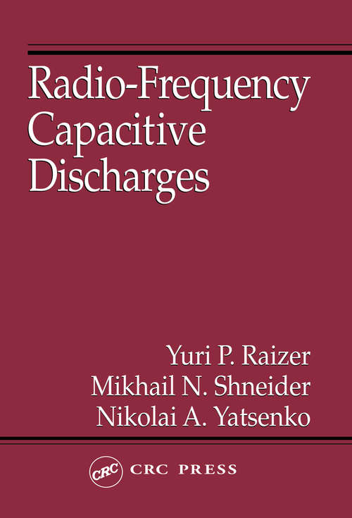 Book cover of Radio-Frequency Capacitive Discharges