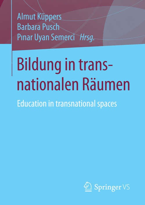 Book cover of Bildung in transnationalen Räumen: Education in transnational spaces