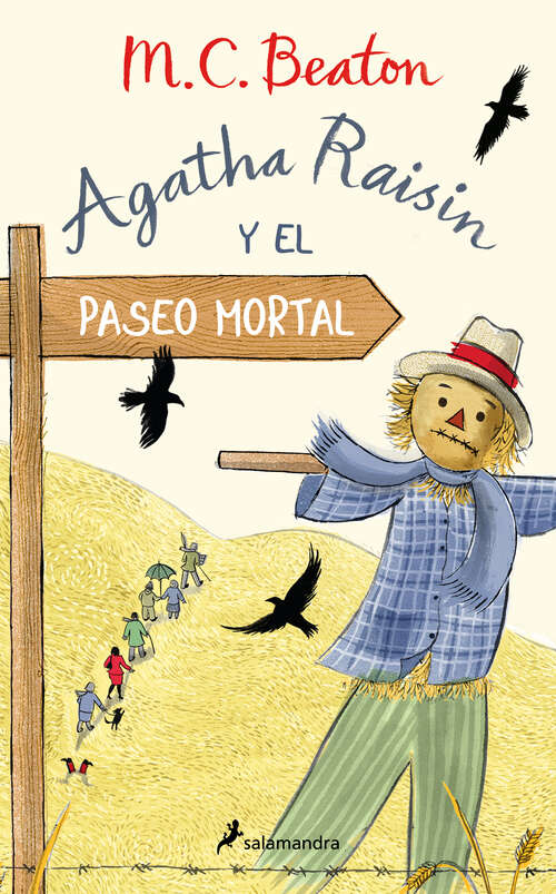 Book cover of Agatha Raisin y el paseo mortal (Agatha Raisin: Volumen 4)