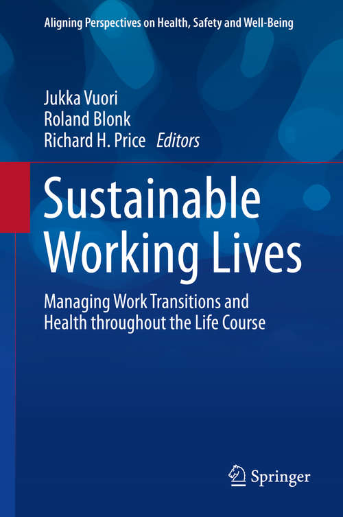 Book cover of Sustainable Working Lives