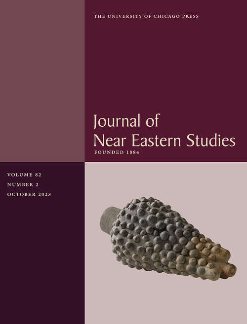 Book cover of Journal of Near Eastern Studies, volume 82 number 2 (October 2023)