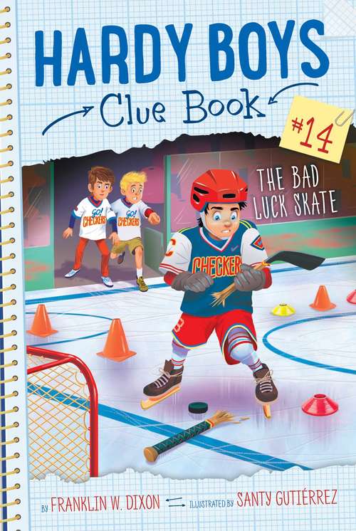 Book cover of The Bad Luck Skate (Hardy Boys Clue Book #14)