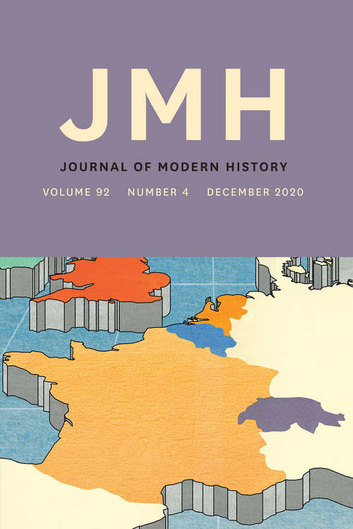 Book cover of The Journal of Modern History, volume 92 number 4 (December 2020)