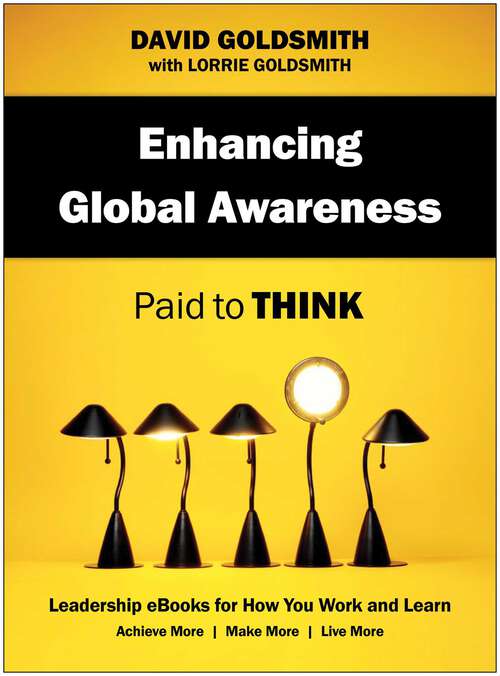 Book cover of Enhancing Global Awareness: Paid to Think