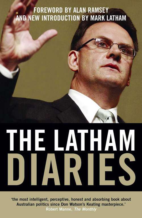 Book cover of Latham Diaries