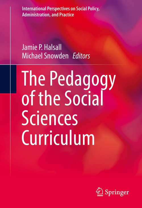 Book cover of The Pedagogy of the Social Sciences Curriculum