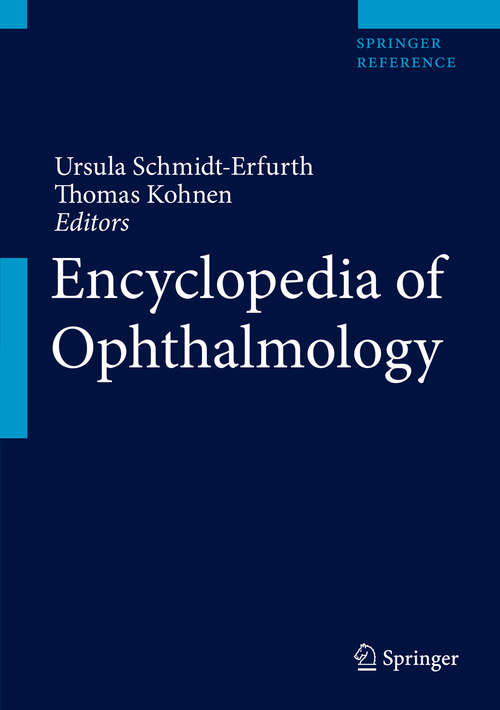 Book cover of Encyclopedia of Ophthalmology