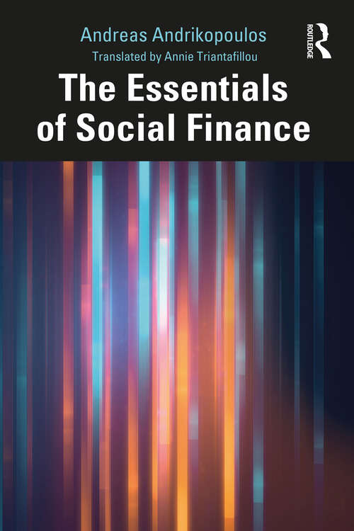 Book cover of The Essentials of Social Finance