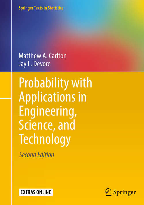 Book cover of Probability with Applications in Engineering, Science, and Technology