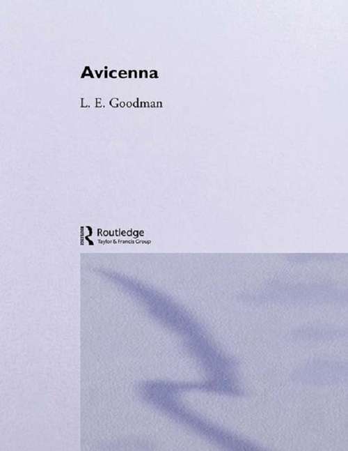 Book cover of Avicenna (2) (Arabic Thought and Culture)