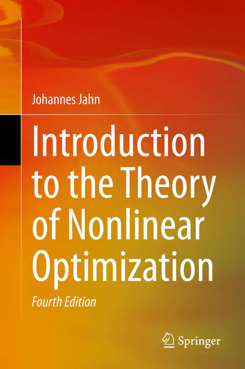 Book cover of Introduction to the Theory of Nonlinear Optimization (4th ed. 2020)