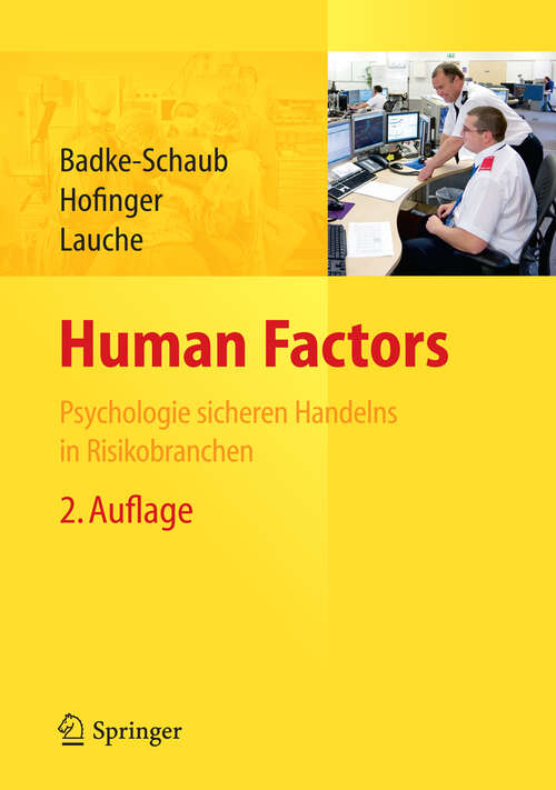 Book cover of Human Factors