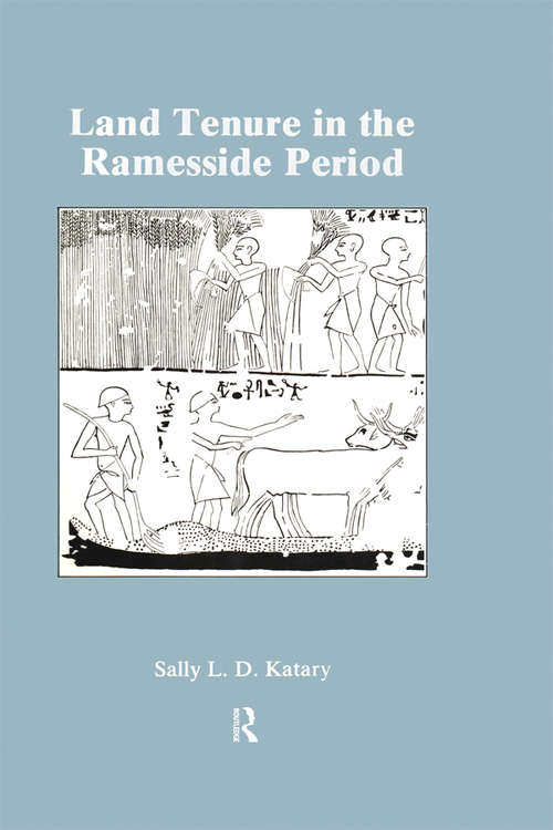 Book cover of Land Tenure In The Ramesside