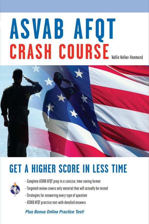 Book cover of ASVAB AFQT Crash Course (Military (asvab) Test Preparation Ser.)