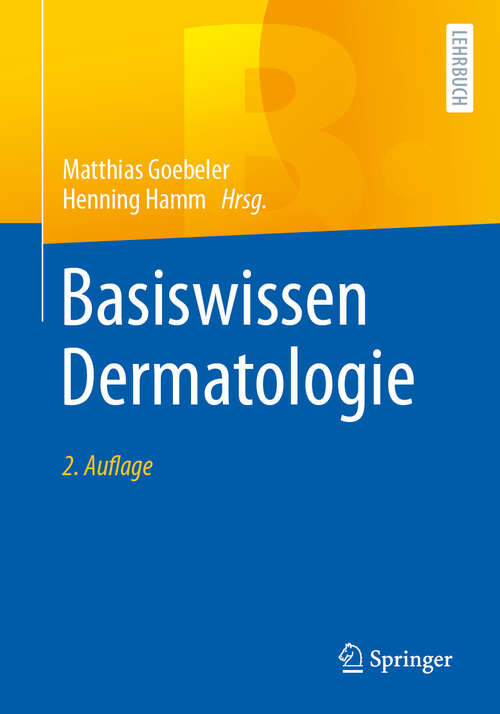 Book cover of Basiswissen Dermatologie (2. Auflage 2024)