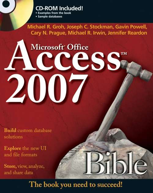 Book cover of Access 2007 Bible