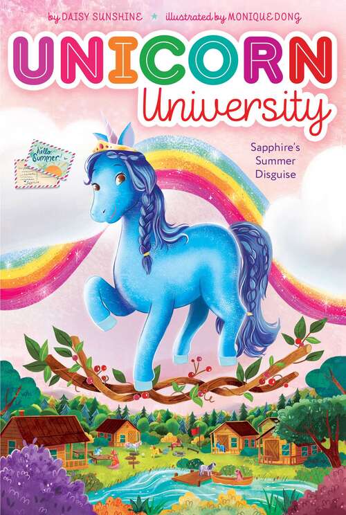Book cover of Sapphire's Summer Disguise (Unicorn University #6)