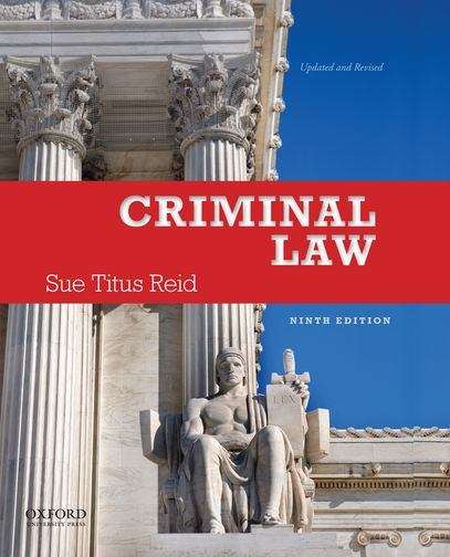 Book cover of Criminal Law, Ninth Edition