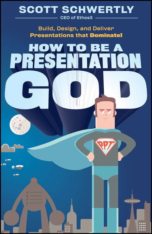 Book cover of How to be a Presentation God