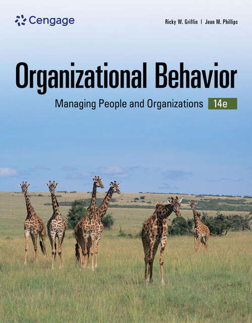 Book cover of Organizational Behavior: Managing People and Organizations (Fourteenth Edition)