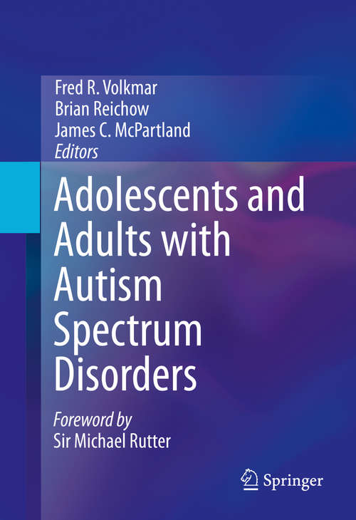 Book cover of Adolescents and Adults with Autism Spectrum Disorders