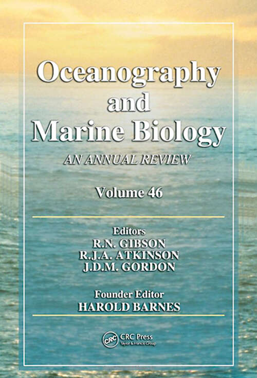 Book cover of Oceanography and Marine Biology: An annual review. Volume 46 (Oceanography and Marine Biology - An Annual Review)