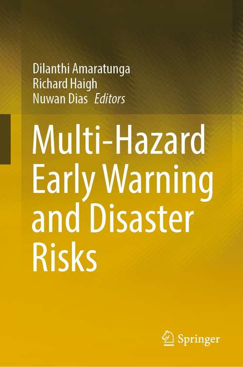 Book cover of Multi-Hazard Early Warning and Disaster Risks (1st ed. 2021)