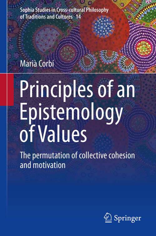 Book cover of Principles of an Epistemology of Values