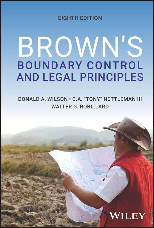 Book cover of Brown's Boundary Control and Legal Principles (8)