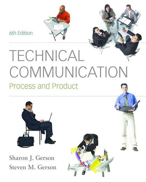Book cover of Technical Communication: Process and Product (6th edition)