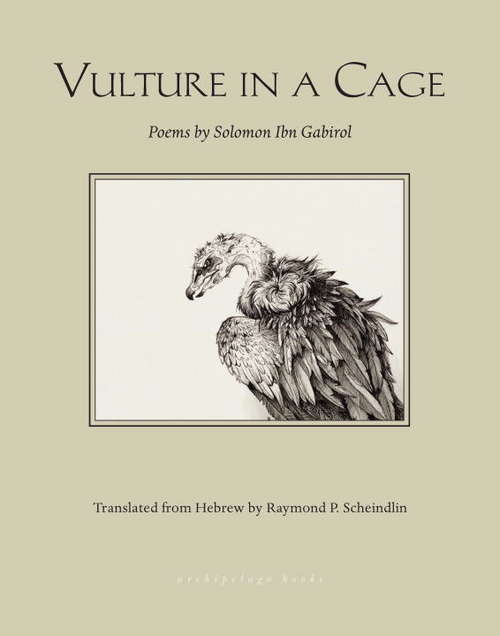 Book cover of Vulture in a Cage: Poems by Solomon Ibn Gabirol
