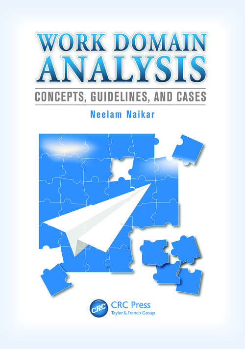 Book cover of Work Domain Analysis: Concepts, Guidelines, and Cases (1)