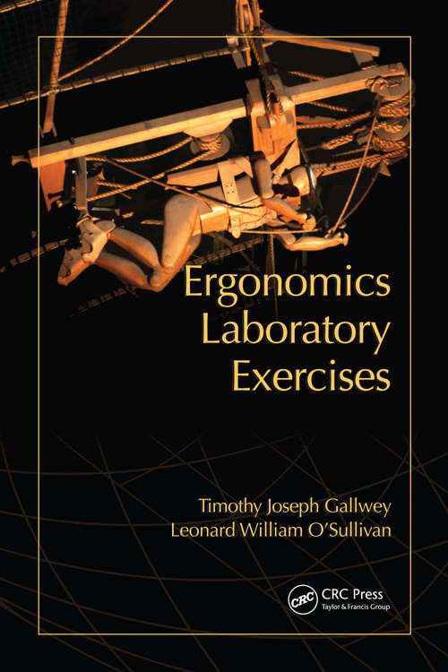 Book cover of Ergonomics Laboratory Exercises